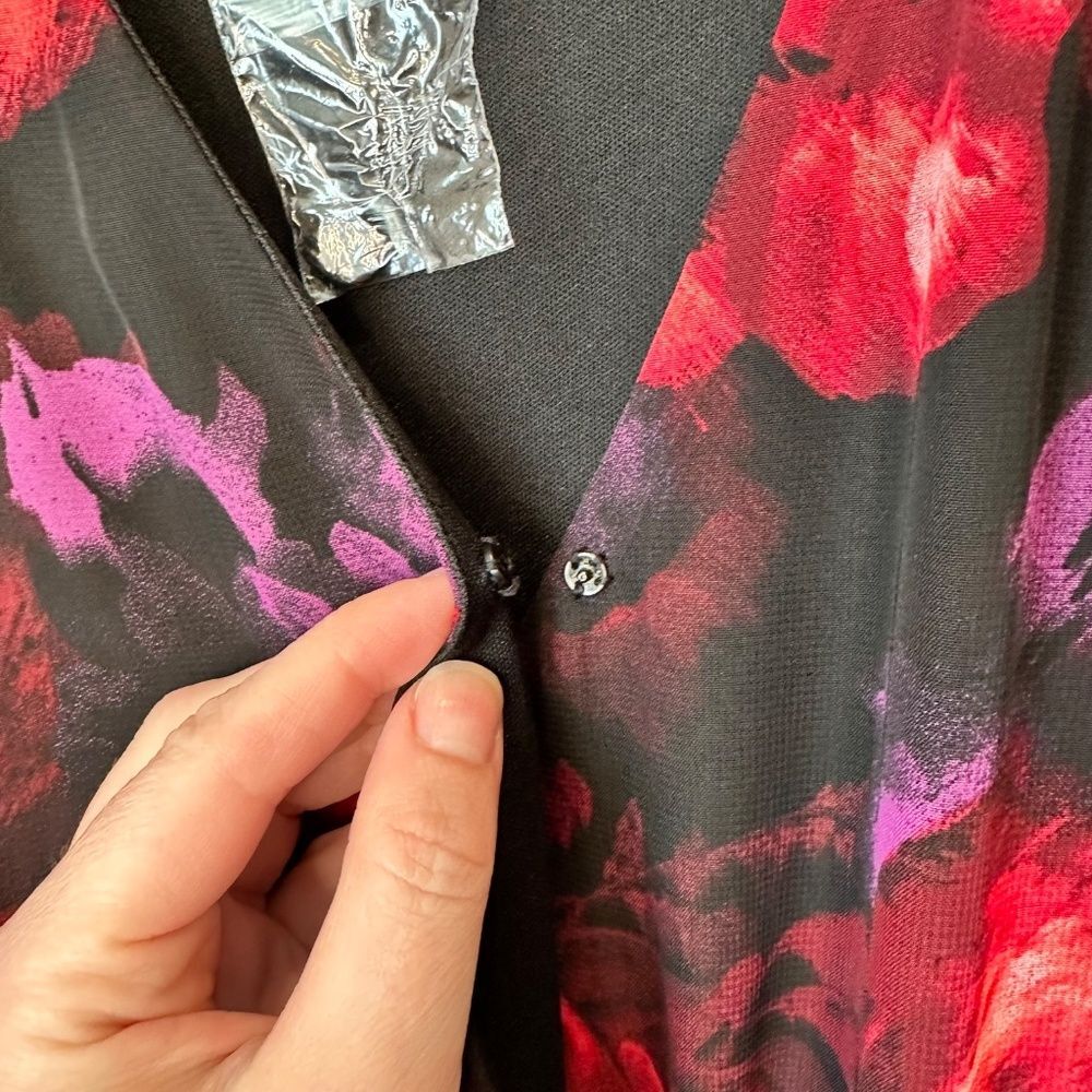 Jason Wu Wrap Midi Dress Size Medium - image 8